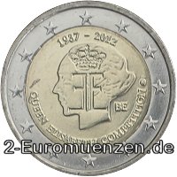 2 Euromünze aus dem Belgien mit dem Motiv 75 Jahre Königin-Elisabeth-Musikwettbewerb