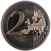 2 Euromünze aus Deutschland mit dem Motiv Hamburg - Elbphilharmonie